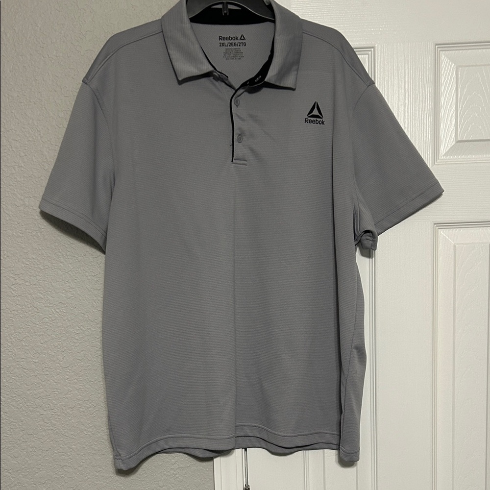 Reebok Men's Gray Polo Shirt